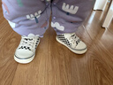 泰兰尼斯秋冬季新款学步鞋中高帮男宝宝鞋气泵防滑防踢机能鞋子 白/黑 冬季加绒选大一码 22 鞋内长14.5cm适合脚长13.5 实拍图