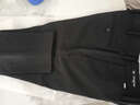 九牧王2025秋冬新款 商务正装男士垂感西裤男 通勤直筒合体保暖工装长裤 黑色合体版 【经典抗静电】  34 码=腰围2.58尺86厘米 实拍图