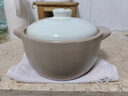 荣事达（Royalstar）砂锅耐高温干烧不裂炖汤煲汤锅家用陶瓷宽口沙煲瓦煲燃气灶用5L 实拍图
