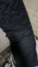 罗蒙（ROMON）男士羽绒裤冬季新款加厚保暖鸭绒防寒外穿裤子舒适户外羽绒裤 黑色 4XL （建议体重185-200斤） 实拍图