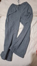 香影【加绒抗起球】直筒阔腿裤女高腰2025秋冬新款长裤宽松糯米裤 灰色 M 实拍图