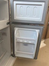 奥克斯小冰箱家用小型迷你冷藏冷冻两用出租房宿舍用节能省电寝室办公室电冰箱 【净化去味】146银色【高效保鲜 铜管速冷】30L 实拍图