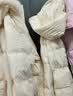 森马（Semir）羽绒服女90绒子短款轻暖三防可爱花苞帽2025冬新款立体防风外套 【正肩显瘦廓形】奶白10501 XS 实拍图