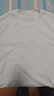 京东京造长袖t恤纯棉重磅圆领男士打底衫男卫衣秋季服饰 白色 S 实拍图