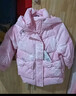 鸭鸭儿童羽绒服中长款过膝加厚时尚新款可爱女童冬季小童装外套GM 粉色调 110 实拍图