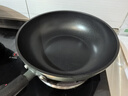 【9成新】京东京造 炒锅 蒸炒多用不粘炒菜锅轻烟少油炒菜锅炖煮锅具磁炉通用 28cm   实拍图