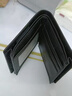 七匹狼（SEPTWOLVES）男士钱包短款真皮牛皮钱夹加厚大容量男式软皮皮夹送男友老公爸爸 丝印狼标加厚黑色3A2923021-01C 实拍图