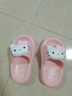 猪爸爸儿童拖鞋女童夏季2025新款室内防滑6-12岁三丽鸥宝宝亲子拖鞋粉16 实拍图