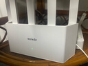 Tenda腾达路由器【千兆WiFi6+穿墙王】无线AX3000信号增强家用放大器Mesh限时补贴金榜一名云霄白立式 实拍图