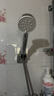 Rosecret【德国】增压淋浴花洒喷头全套强劲家用多功能洗澡手持莲蓬喷头 银色-单喷头+1.5米防爆软管+支架丨浴室浴霸一整套 硅胶出水孔密集大出水量畅享淋浴 实拍图