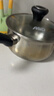 爱仕达（ASD） 奶锅304不锈钢热奶煮面煮粥小汤锅宝宝辅食锅燃气明火电磁炉通用 304不锈钢奶锅 18cm 实拍图
