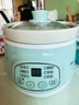 小熊（Bear）电炖锅1-2人小炖锅煮粥锅 智能预约定时煲汤锅炖汤锅燕窝炖盅 迷你微电脑BB熬粥煲宝宝婴儿辅食锅 智能预约免看管 1L 白瓷内胆DDG-D10J2 实拍图