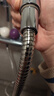 九牧（JOMOO） 不锈钢双扣管淋浴管喷头花洒软管连接管防爆缠绕 可伸缩软管 防爆防缠绕 1.5米 (铜合金接头) 实拍图
