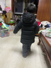 保姆鹅  【风墙】儿童羽绒服宝宝中长款护脸加厚外套保暖童装[NG2664] 炭黑 120 实拍图
