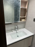 九牧（JOMOO）浴室柜陶瓷一体盆卫生间洗脸盆柜组合洗手盆卫浴洗漱台A2741升级 智能款 双侧灯|除雾 淡藕90cm 【无龙头】 实拍图