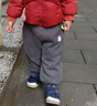 嘟嘟家宝宝加绒裤子冬季加绒儿童加厚长裤男童童装保暖女童冬装 藏青色 实拍图