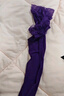 姬欲情趣内衣大码紫色黑过膝丝袜房事刺激性感开档纯欲床上一次性战袍 实拍图