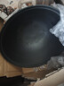 夏老大龟纹生铁锅铸铁炒锅古法无涂层物理不易粘炒锅圆底双耳炒菜锅42cm 实拍图