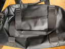 贝初众手提旅行包大容量女轻便行李袋男士健身包短途商务出差游泳运动包 墨黑色【升级PLUS五金挂钩】 实拍图