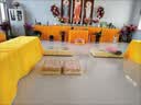 逸吉祥拜垫家用跪垫禅垫打坐垫跪凳磕头拜凳打坐蒲团八卦图 实拍图