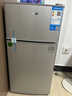 奥克斯小冰箱家用小型迷你冷藏冷冻两用出租房宿舍用节能省电寝室办公室电冰箱 【全国联保】42A156D银【节能省电】 实拍图