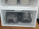 透明鞋柜防尘盒防潮鞋盒前开式置物架储物用品收纳箱收纳盒高颜值 透明加厚大号 1只装 实拍图