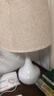 宅品（home taste）美式床头台灯卧室床头灯现代简约感应暖光喂奶可调光触摸北欧礼物 【亮光白】触摸调光调色 实拍图