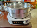 小熊（Bear）0涂层电火锅 火锅专用锅电锅家用4-6个人不粘分体式可拆洗多功能电蒸锅不锈钢电煮锅4L火锅锅H40S1 实拍图