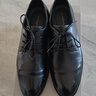 红蜻蜓男鞋系带商务鞋新款英伦男士皮鞋正装鞋男帮牛皮德比鞋WTA43334 黑色升级版 41 实拍图
