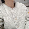 优衣库女装仿羊羔绒摇粒绒圆领开衫/外套472938 481025 472938/30浅米色 S 实拍图