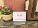 咔巴熊台历2026 大号简约大格子台历办公室日程计划自律日历桌面摆件 紫色 实拍图