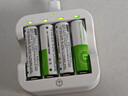 京东京造5号充电锂电池4粒套装 1.5V恒压快充 适用游戏手柄/键鼠/话筒/吸奶器/血压计/玩具赛车等 AA五号 实拍图