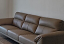 全友家居 真皮沙发大象耳朵头层牛皮艺大户型实木内架直排沙发 实拍图