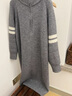 费雪（Fisher-Price）孕妇装2025新款秋冬季连衣裙子针织毛衣卫衣外套大码上衣套装冬装 灰色连衣裙 均码 实拍图