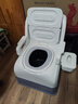怡辉（YIHUI）坐便器老年人移动马桶移动式坐便椅凳孕妇卧室用便携式蹲便改坐便 实拍图