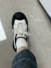 回力女鞋冬季登山鞋厚底加绒老爹鞋棉鞋4518 米/黑 37/尺码偏大半码 实拍图