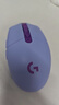 罗技（G）G304 LIGHTSPEED无线鼠标 游戏鼠标 轻质便携 鼠标宏 绝地求生FPS英雄联盟吃鸡 生日礼物 紫色 实拍图