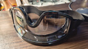 者也 （京仓急速达）全密封护目镜防护眼镜防尘骑行眼镜可带近视镜 黑色防雾 实拍图