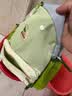 SHUKIKU儿童书包1-3年级小学生超轻防泼水透气背包户外旅游 绿豆薄荷M码 实拍图
