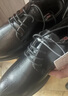 卡帝乐鳄鱼（CARTELO）软牛皮男士皮鞋商务正装鞋男内增高男鞋加绒皮鞋男9585 黑色 42 实拍图