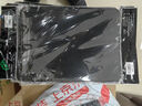 灵蛇(LINGSHE)鼠标垫 320*240*2mm中号加厚游戏办公鼠标垫 精密锁边 可水洗 炫酷黑 实拍图