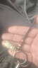 黄铜钥匙扣挂件个性铃铛龟壳手把件复古汽车钥匙挂绳摆摊批发 黄铜知了+如意编织绳 实拍图