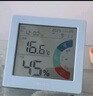 得力(deli)室内电子温湿度计/表办公家用壁挂桌面婴儿房办公用品儿童老人生日礼物带时间日历体感LE511 实拍图