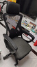 锦汐 电脑椅家用办公椅子靠背人体工学椅学习转椅老板座椅游戏电竞椅 【可后躺+踏脚+乳胶】黑框黑网 实拍图