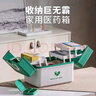 JEKO&JEKO家庭医药箱大号大容量家用药箱药品收纳盒药盒 绿色 实拍图