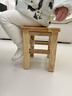 小匠材实木凳子家用客厅矮凳孩子矮款茶几方凳结实小板凳方26*21*25 实拍图