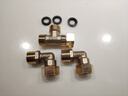 陆康铜4分加厚黄铜三通 弯头接头三外丝内丝外外内螺纹燃气管水管配件 铜外外内【活接】三通 4分 实拍图
