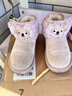 牧童小考拉宝宝雪地靴男孩冬季新款女童鞋加厚保暖幼儿可爱加绒大棉鞋 丁香紫 28 鞋内长17.6cm/适合脚长16.8cm 实拍图