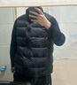 京东京造【零压系列】轻薄羽绒服男外套冬季 防钻绒马甲背心男 曜石黑M 实拍图