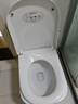 四季沐歌马桶盖通用家用抽水马桶圈配件蹲便器盖板加厚缓降蹲厕盖座圈 实拍图